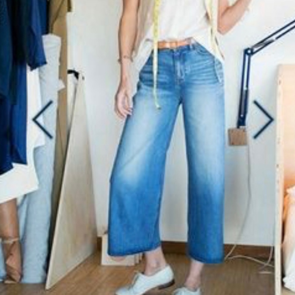 J crew raynor wide leg jeans